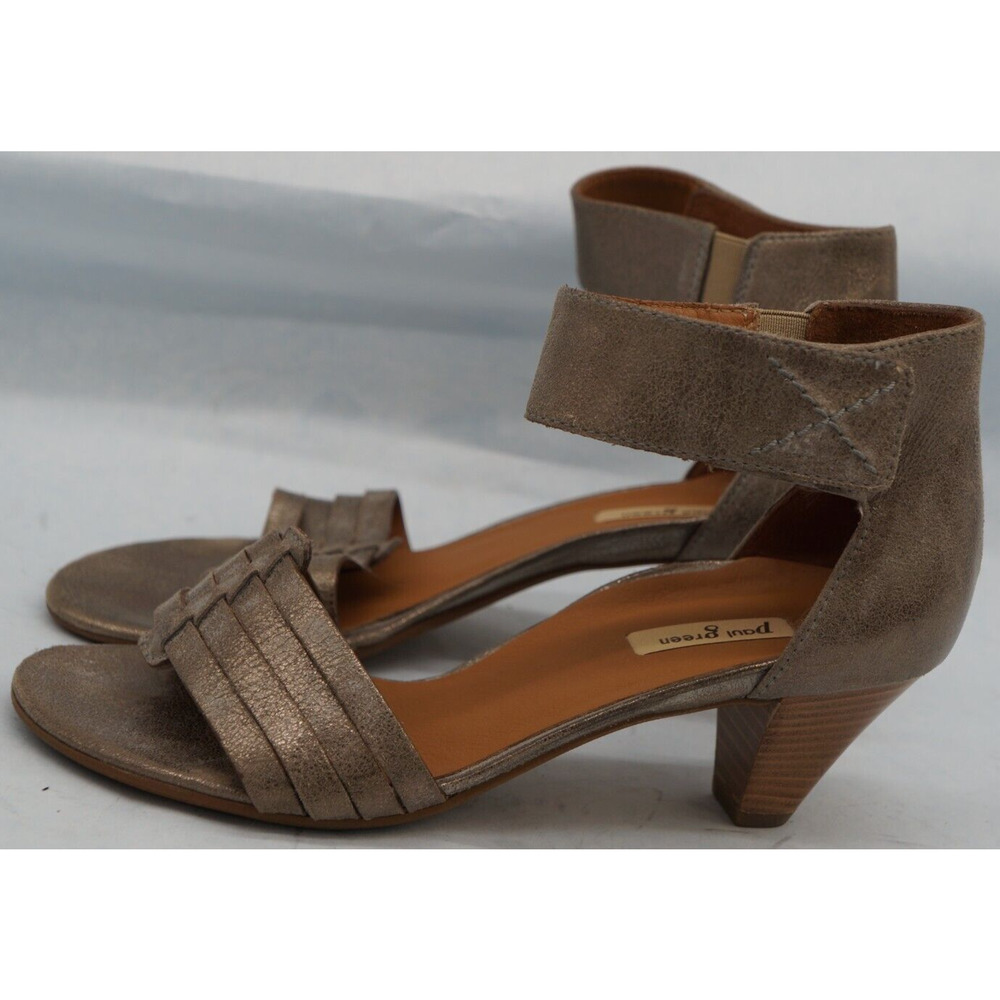 Paul Green Brown Ankle Strap Sandals